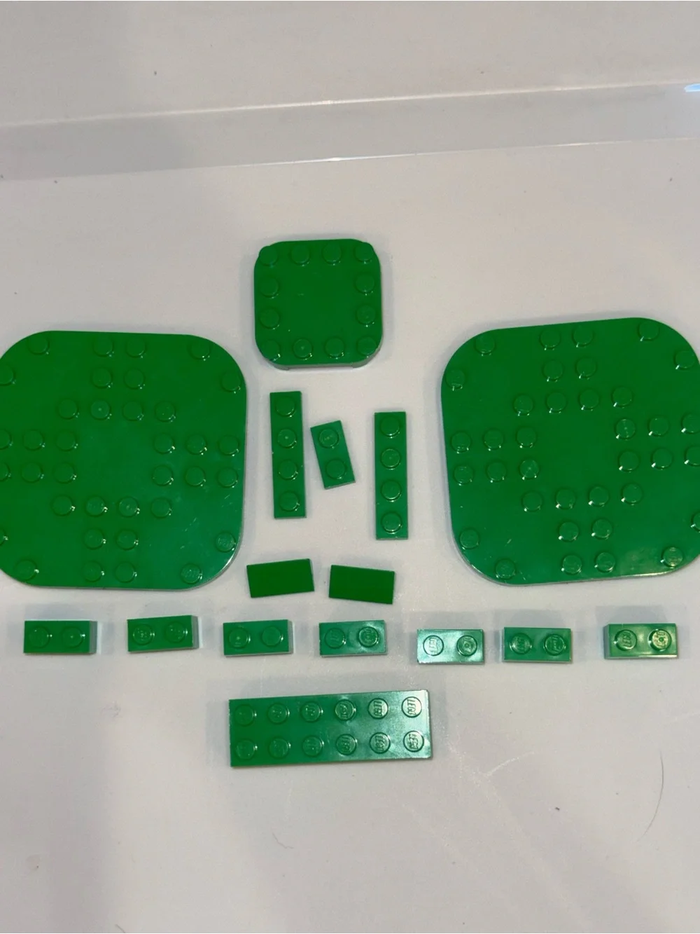 Lego green planks blocks pieces parts element lot